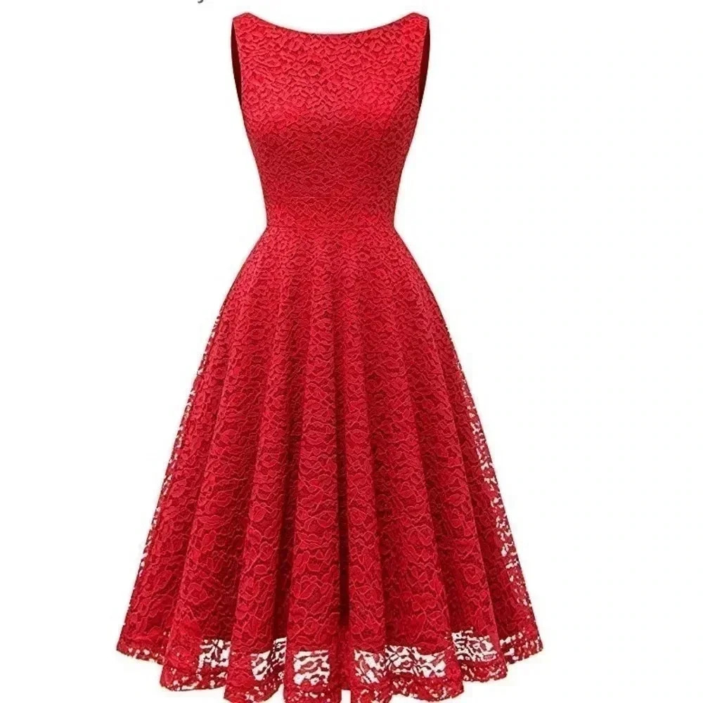 Lace V-Back Cocktail Dress *NWOT*